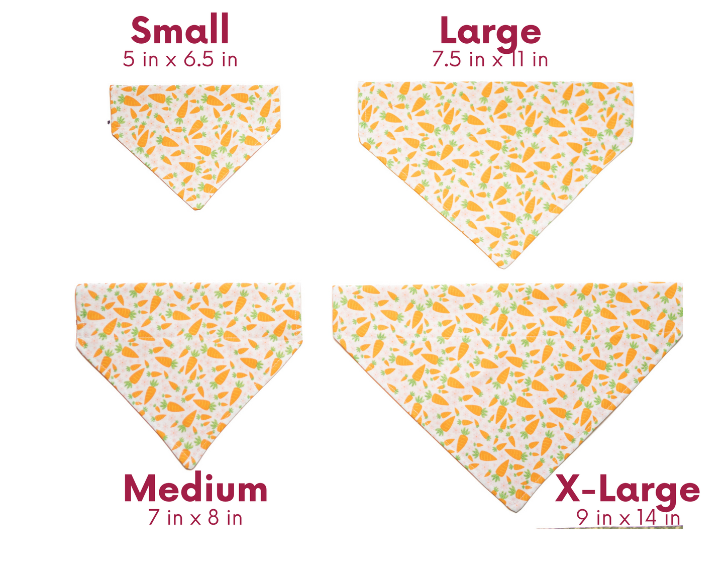 Carrot Craze Dog Bandana