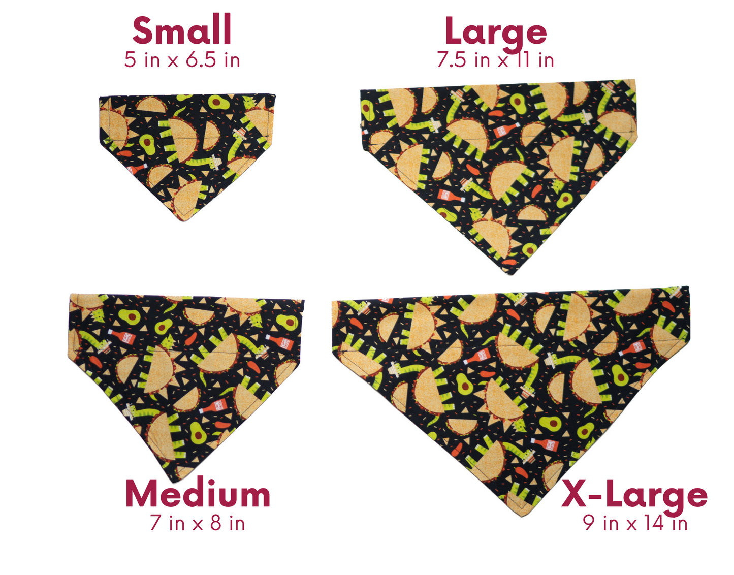 Taco Tuesday Tails Dog Bandana